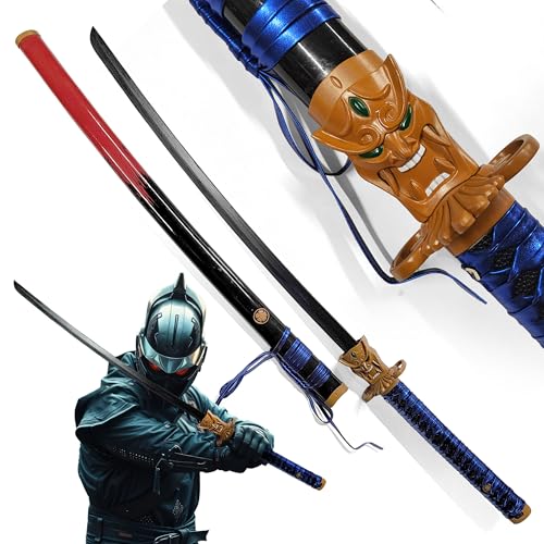 Valorant Katana mit Scheide Schwert aus Stahl Perfekt für Sammler Cosplay und Dekoration für Fans und Liebhaber japanischer Schwerter Cosplay Sammler & Geschenkidee (Onimaru Kunitsuna Katana)