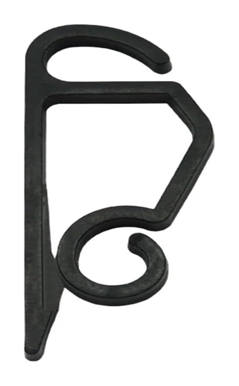 DQZRTUECA Gutter Hooks Outdoor Light Hook String Clips Wire Clamp for Holiday Decor(1pc Black)