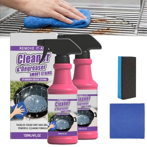 Spray dégraissant barbecue nettoyant fumoir et décapant suie liquide 120ml