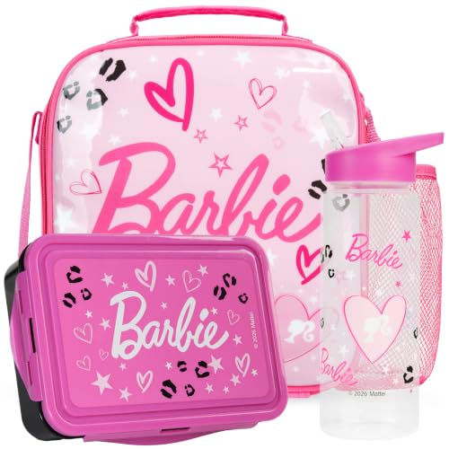 Get Trend Barbie Girls Lunch Box 3Pc Set