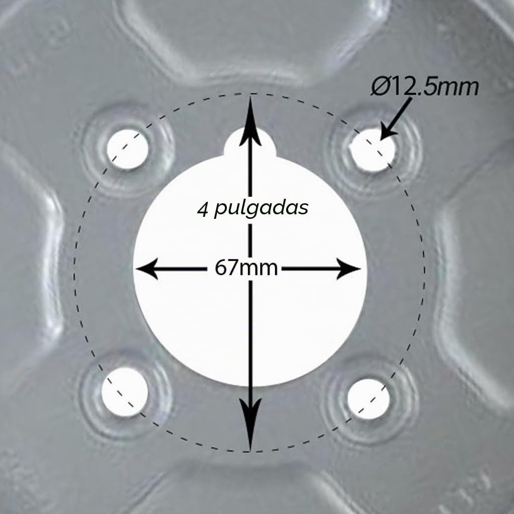 Parnells - Kit de Remolque de Alta Velocidad - 2 Piezas Neumáticos y Ruedas de Remolque, 5.00-10 - Diámetro 508 mm, 130 Km/H, 710 kg - Llantas de Acero de Alta Resistencia, Legal en Carretera