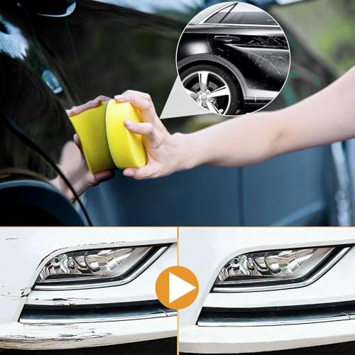 Scratch Remover for Vehicles, Car Scratch Remover for Deep Scratche,Car Scratch Repair Paste,C-ar Polishing Wax Scratch Remover for Vehicles, Cars Paint Scratchs Repair Kit with Wipe & Sponge (1 PCS) - Thumbnail 4