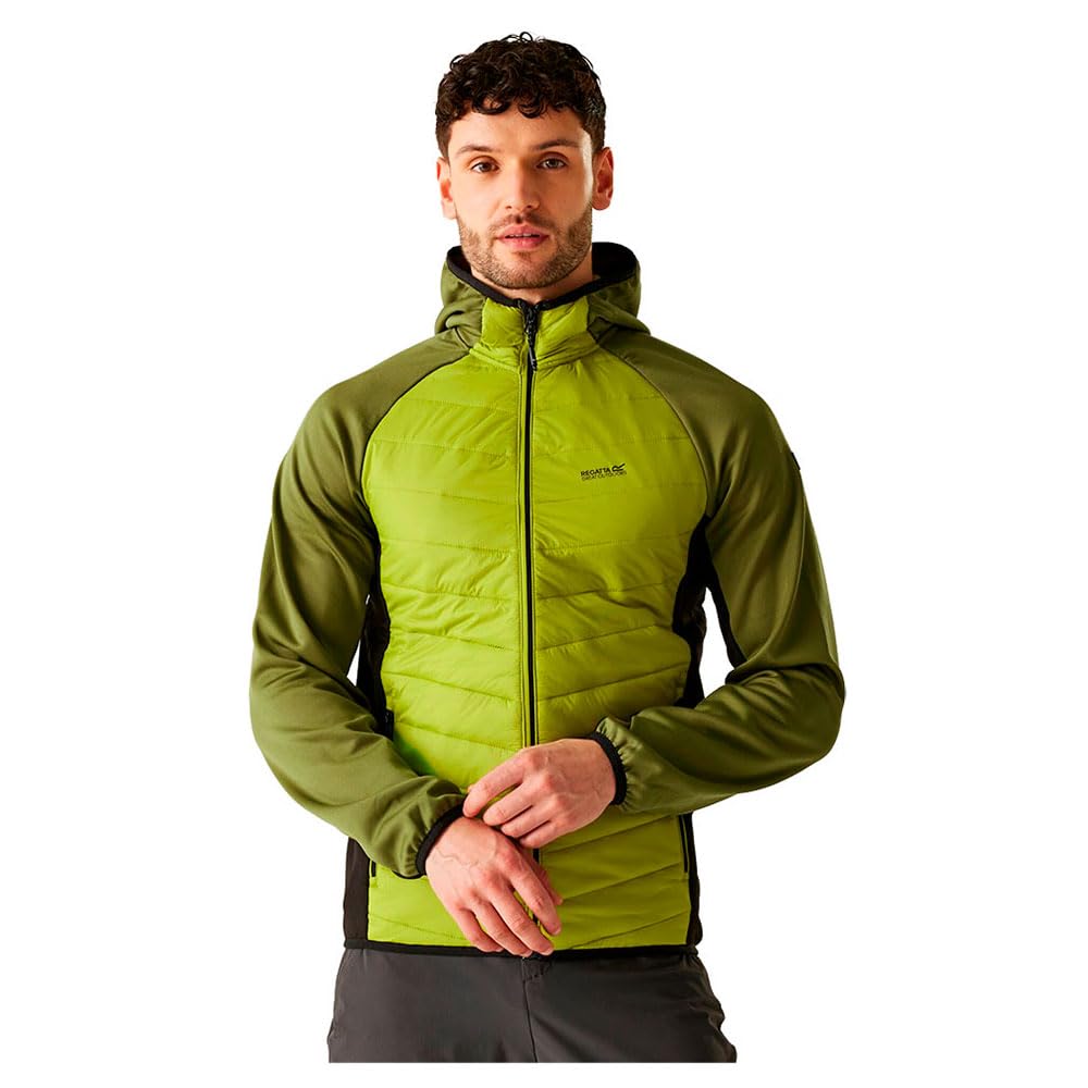 Regatta Mens Andreson VIII Hybrid Jacket (L) (Grenoble Green/Nephrite Green)