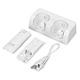 Estink Remote Battery Charger, ABS Material, Easy Charging for Remote with 5ft AC Adapter, Perfect for Controller Users (White)