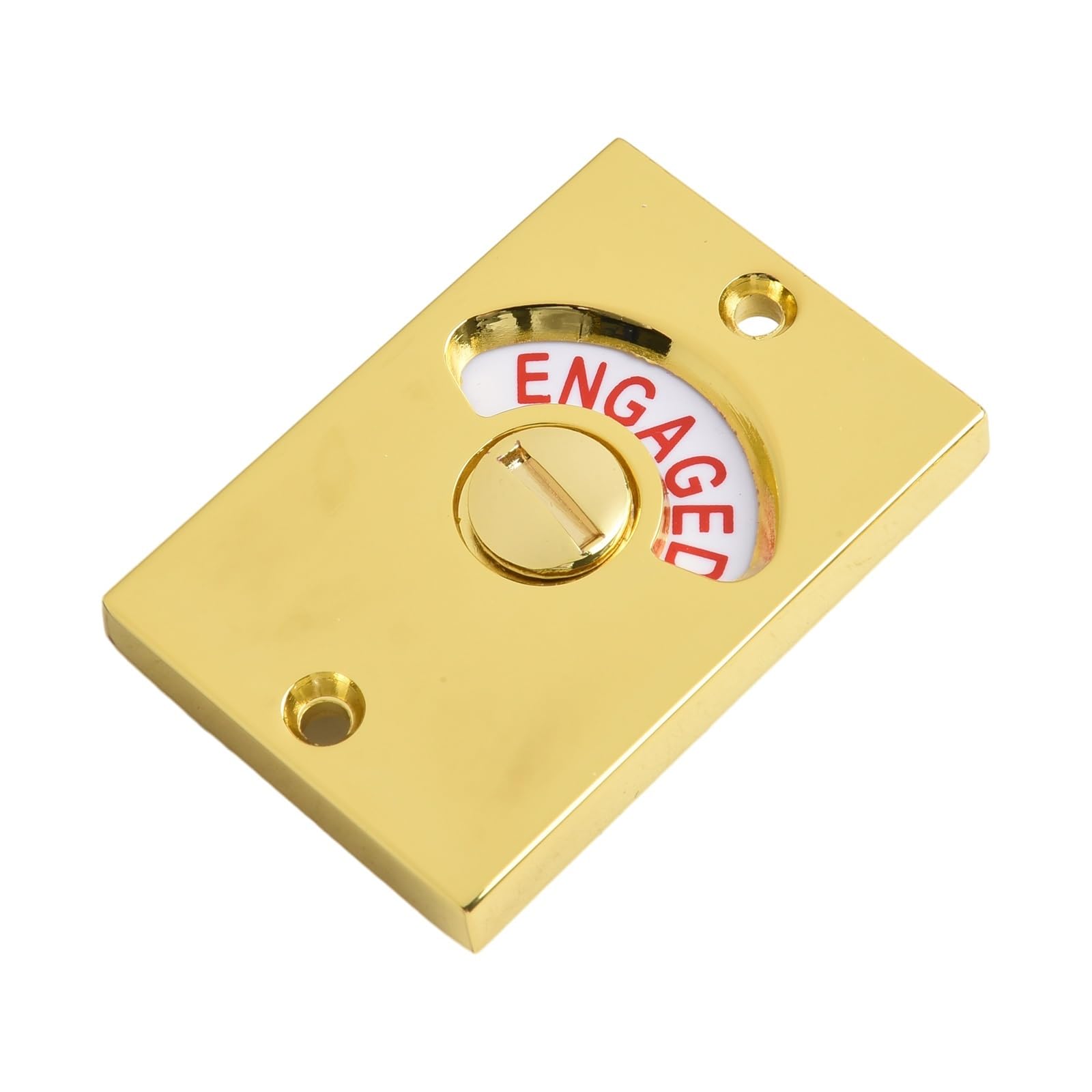 Bojhgo Color2 None Bathroom Indicator Lock 1Pcs 59 * 40Mm 85 * 38 * 13Mm Door Engaged Polished Chrome Satin Brass