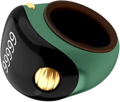 Digital Tasbih Zikr Ring Small Tasbih Zikr Ring with 3 Adjustable Size Prayer Reminders