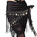 ZLTdream Women's Belly Dance triangler Hip Scarf With Coins