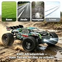 HAIBOXING Ferngesteuertes Auto 1:18 4WD Offroad Spielzeug 36+ km/h 2 Akkus – Ansicht 3