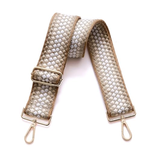 Image of S-Jacorry Purse Strap Replacement Crossbody Wide Shoulder Strap Adjustable Canvas Straps Handbag Strap Replacement Belts