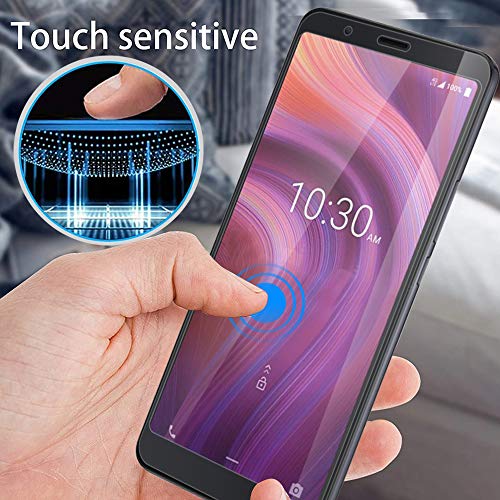 Zeking [3-Pack] Designed For Alcatel 3V 2019 5032W Full Coverage Tempered Glass Screen Protector, [3D Touch][Case Friendly] Bubble Free #TOP3