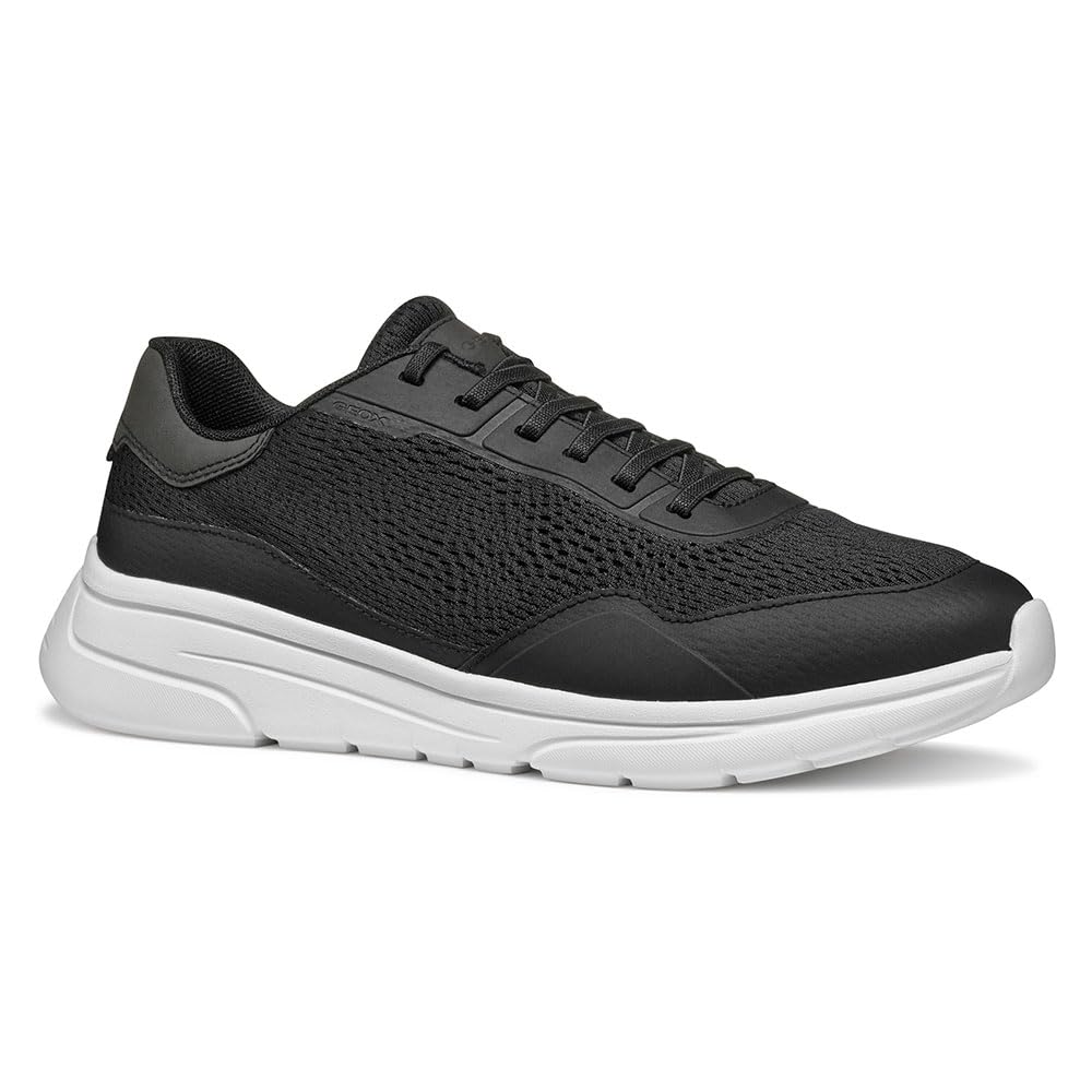 Geox Herren U KLAIVER A Sneaker, Black, 45 EU