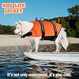 Schwimmweste Hund, FainFun Schwimmweste Hund Orange, für Klein und Groß Hunde Ripstop und Reflektierende, Verstellbare Größe mit Starkem Auftrieb und Schwimmen Rettungsgriff (Orange, XS)