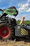  Fendt inspired Farm Tractor Notebook: 192 Page Lined Journal for Farming Notes, To Do Lists & Agriculture Planning  Green tractor  Farm gift  Fendt gift