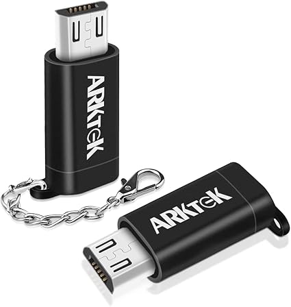 Amazon 2個セット Arktek ライトニング Micro Usb アダプタ キーボード付き ライトニング メス から マイクロ Usb接続口 ケーブル コンバーター 充電可能 Xperia Z5 他対応 黒 イヤホン 急速充電不対応 Arktek Usbアダプタ 通販