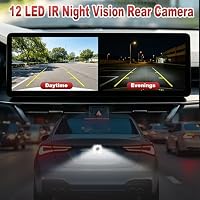 Cagrin Rückfahrkamera Auto 1080P HD mit 12 LED Super Nachtsicht, 6M Kabel – Ansicht 3