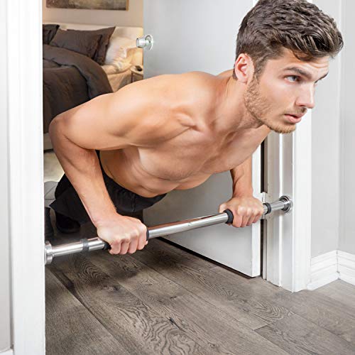 Prosourcefit Heavy Duty Doorway Mount Pull Up/Chin-Up Bar, Adjustable With Foam Grips For Home Workouts #TOP6