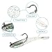 10pcs 75mm Ganchos de Pesca Suaves Señuelos de Pesca Artificial Ganchos de...