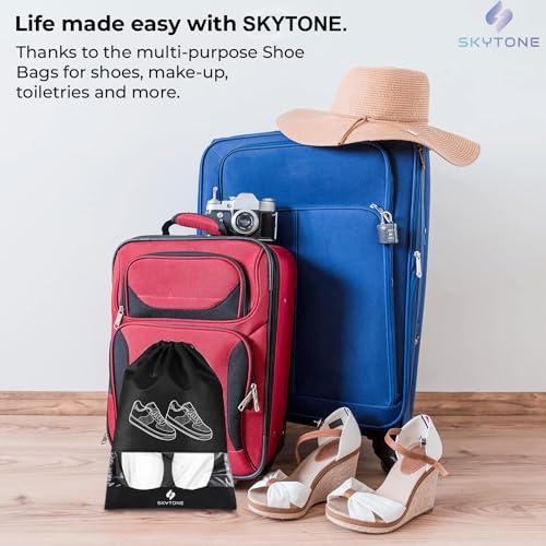 Image of SKYTONE Shoe Bag for Travel, Storage Travel Organizer for Women & Men Travel Accessories Shoe Organizer Shoe Bags Pouches Travel Shoe Cover for Travelling Travel Essentials