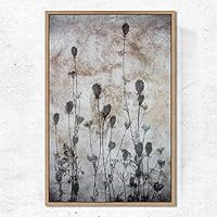 SIGNWIN Framed Canvas Wall Art Dried Plants Canvas Prints Home Artwork Decoration for Living Room,Bedroom - 16