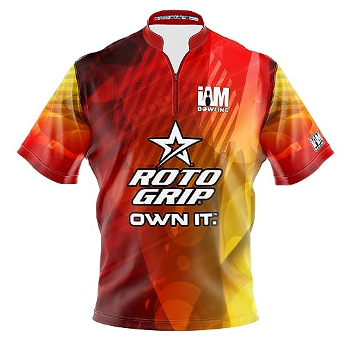 Logo Infusion Dye-Sublimated Bowling Jersey (Sash Collar) - I AM Bowling Fun Design 2028-RG - Roto Grip (Large) Multicolored