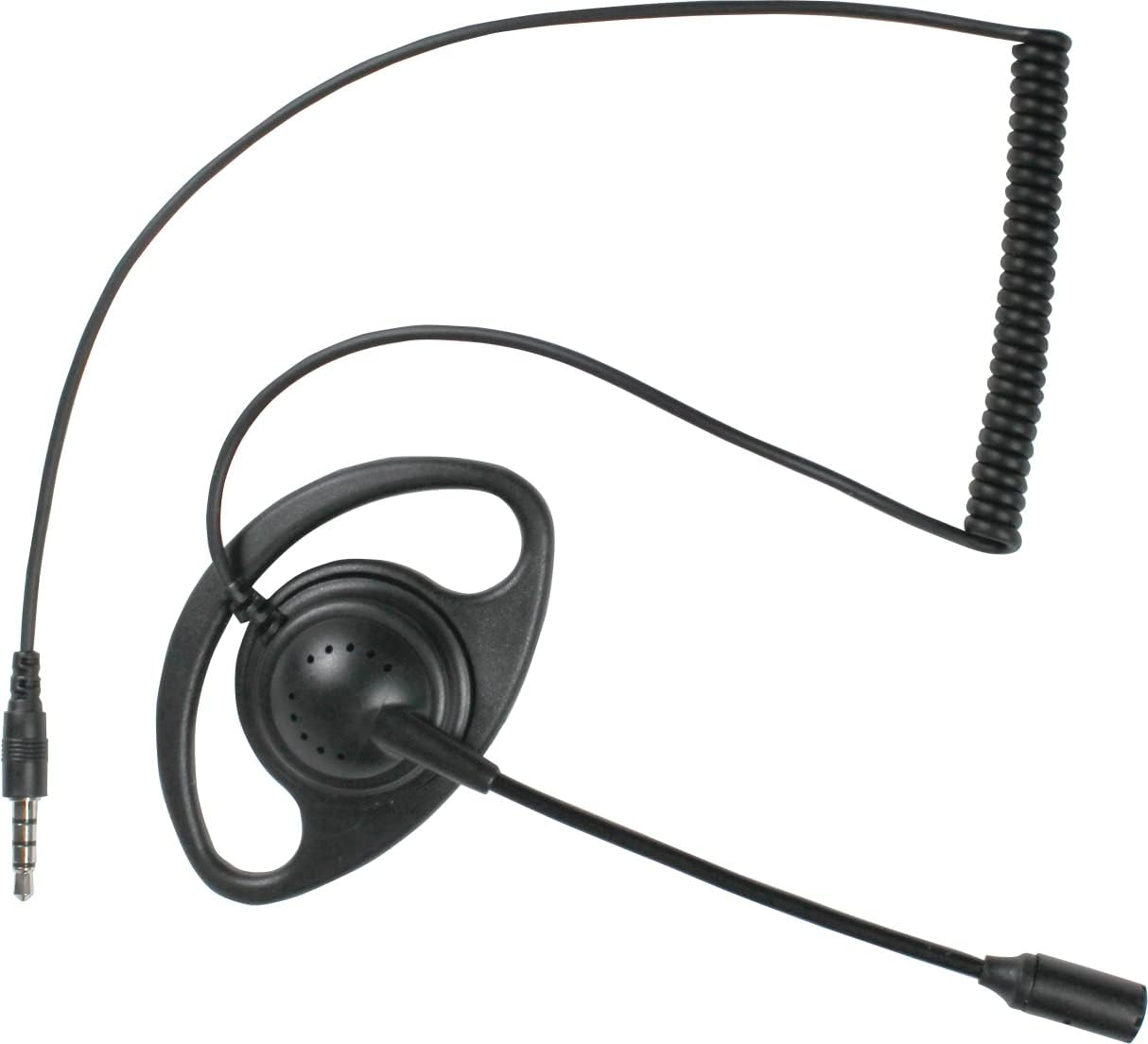 PRYMEBLU® BTH-300-MAX is Multi-Functional Bluetooth Lapel Microphone for Two-Way radios, cellphones, and Tablets for PoC Apps (BTH-300-MAX-KIT5 with Ranger™ D-Ring Earphone, Boom MIC)