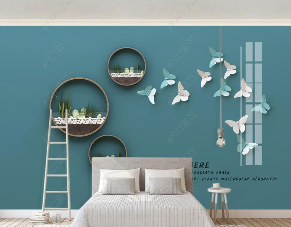 Papier peint intissé papillon poster géant mural décoration salon premium