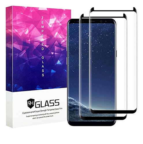 Galaxy S8 Screen Protector,ZUOXI Tempered Glass,9H Hardness[Anti-Scratch][Anti-Fingerprint][Bubble Free] for Samsung Galaxy S8 (2 Packs)