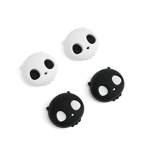 GeekShare Lindas tapas de silicona para el pulgar de Joycon para Halloween, cubierta de joystick compatible con Nintendo Switch OLED Switch Lite,