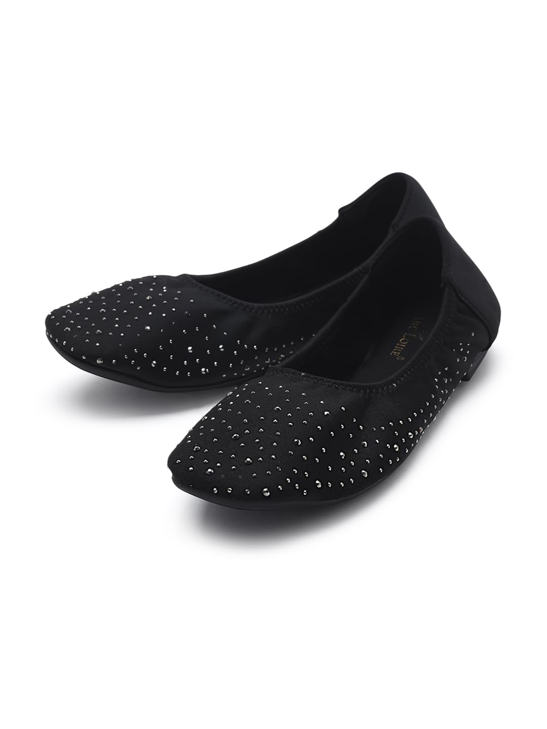 Embellished Ballerina Women Slip-On Shoes| Lightweight Footwear with Padded Insole Suitable for Casual Wear & Party-image-2