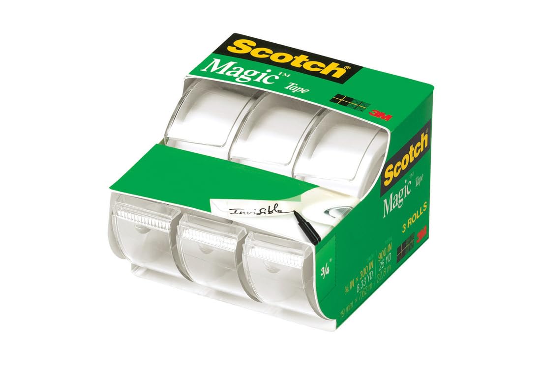 Amazon | 3M スコッチ テープ メンディングテープ ディスペンサー付