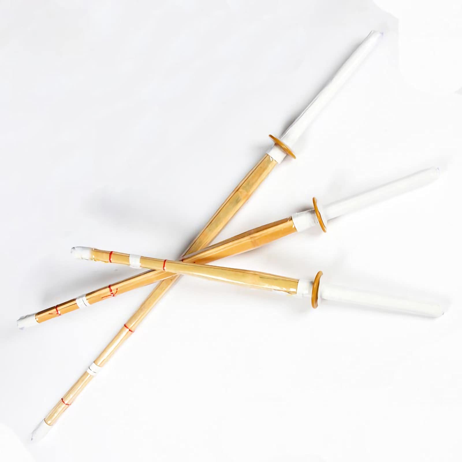 Espadas Katana de bambú Kendo Shinai con guardamanos, Espadas para Disfraces,No Bag,80cm