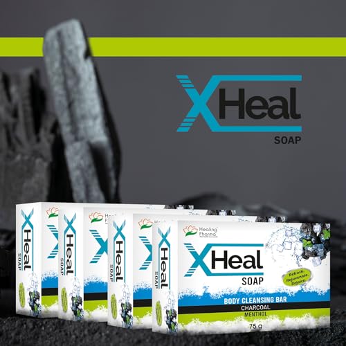 Image of Healing Pharma - XHeal Activated Charcoal Deep Cleansing, Tan Removal & Skin Whitening | For Men & Woman - 75g