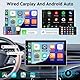 1 Din Autoradio mit Bildschirm mit Carplay & Android Auto - 10,1 Zoll IPS Abnehmbarer Touchscreen autoradio mit navi, Spiegelnder Link, FM Radio, Lenkradsteuerung + Rückfahrkamera + Mikrofon