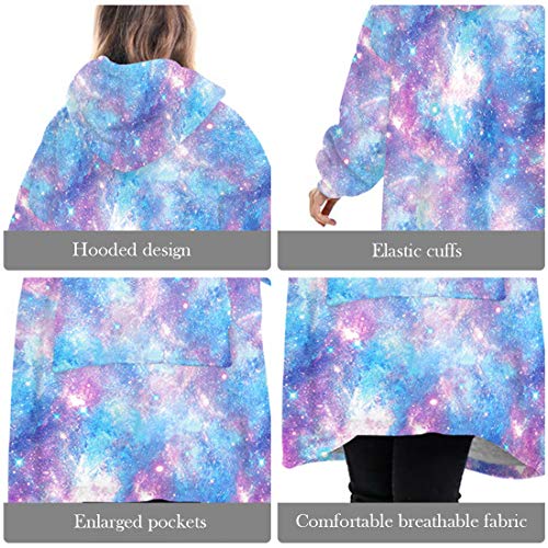 Shujin Sherpa - Coperta unisex con cappuccio, per