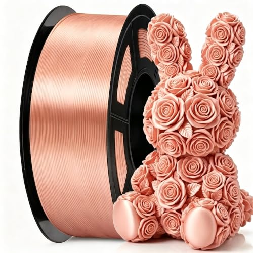 Image of Silk PLA 3D Printing Filament 1.75mm Filajoy3D 3D Printing Filament 1KG, Dimensional Accuracy ±0.03mm, Compatible with Most FDM 3D Printers, Pink