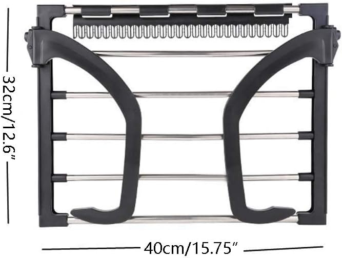 Balcony Folding Shoes Towel Drying Rack Laundry Underwear Storage Holder Home Hanging Shoes Organizer for Closet