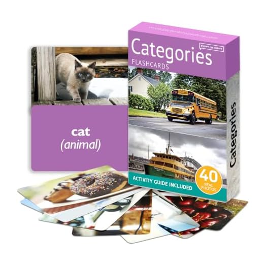 Picture My Picture Categories ABA Therapy Cards, 40 Real Photos, Age 3+