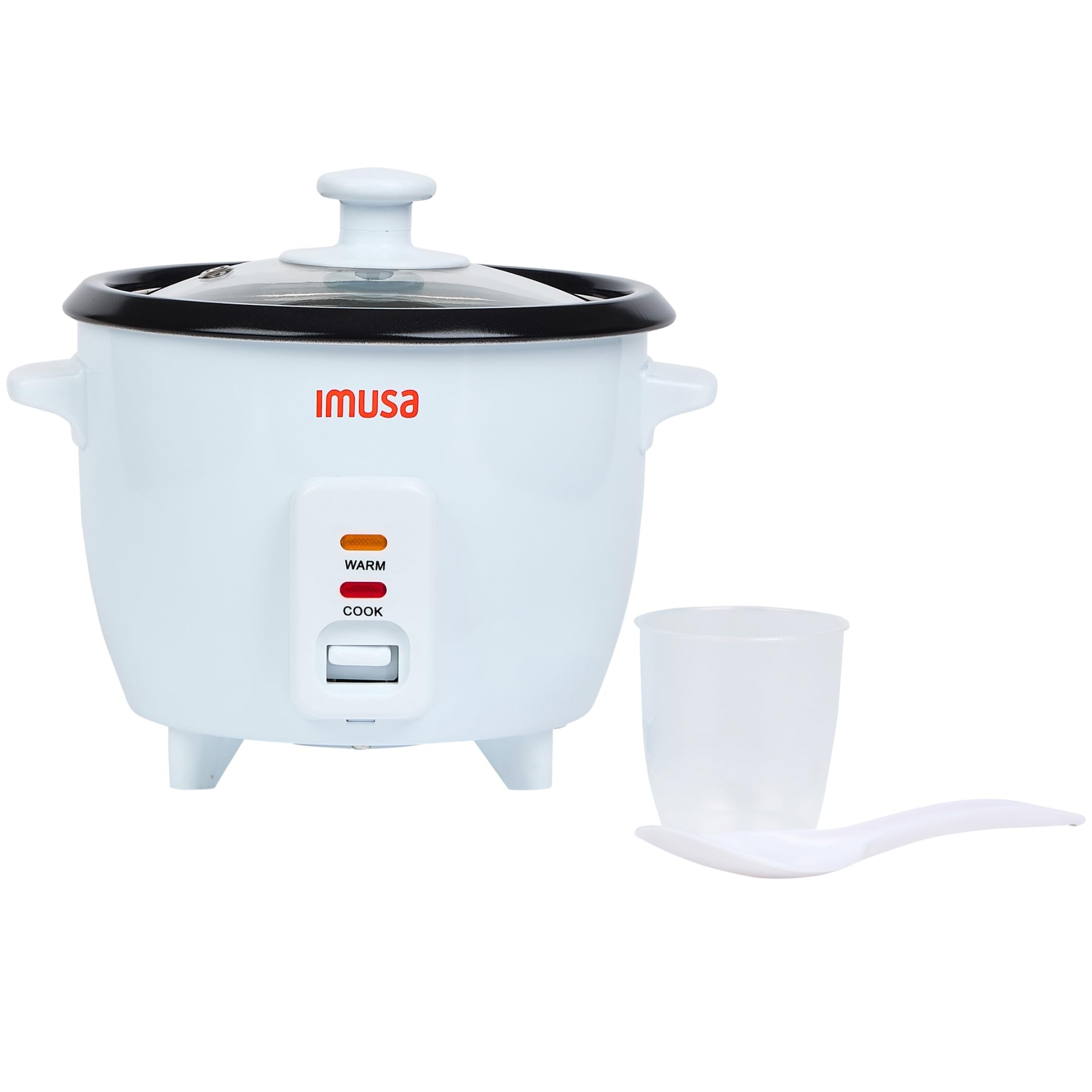 IMUSA Mini Electric Rice Cooker 6 Cup Cooked 3 Cup