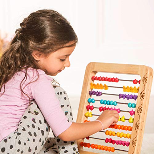 image for B. toys by Battat B. toys – Two-ty Fruity! Wooden Abacus Toy – Cla