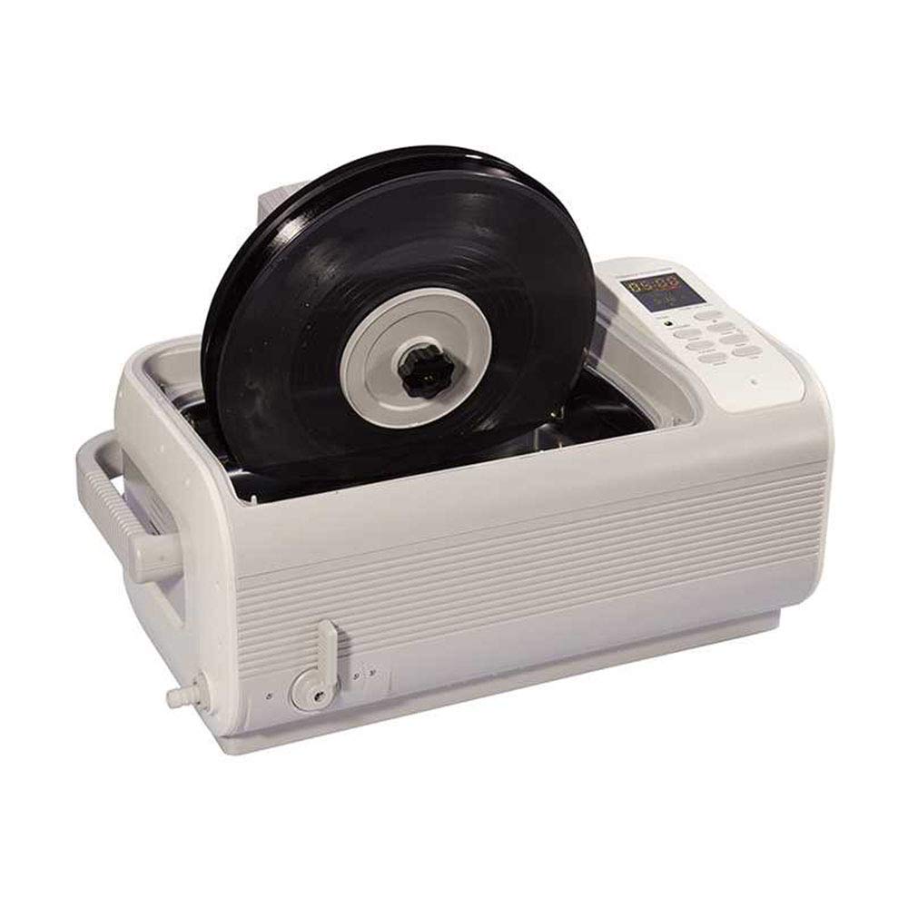 CGOLDENWALL Pulitore a ultrasuoni per dischi in vinile da 5 litri, pulizia veloce 3 minuti, rotazione automatica lenta, per una pulizia uniforme e profonda