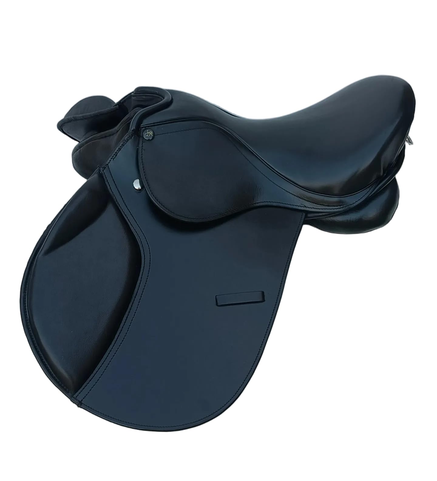 Leather Changeable Gullet GP Pony Saddle Balanced Lightweight Build Black 14 Inch