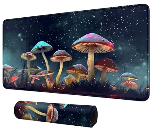Image of Card Mat for MTG & TCG Playmat,Colorful Mushrooms