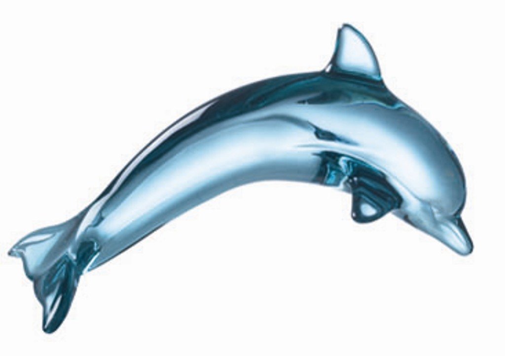 Cristal d'Arques Folies D6585 Animals Dolphin Blue : Amazon.co.uk