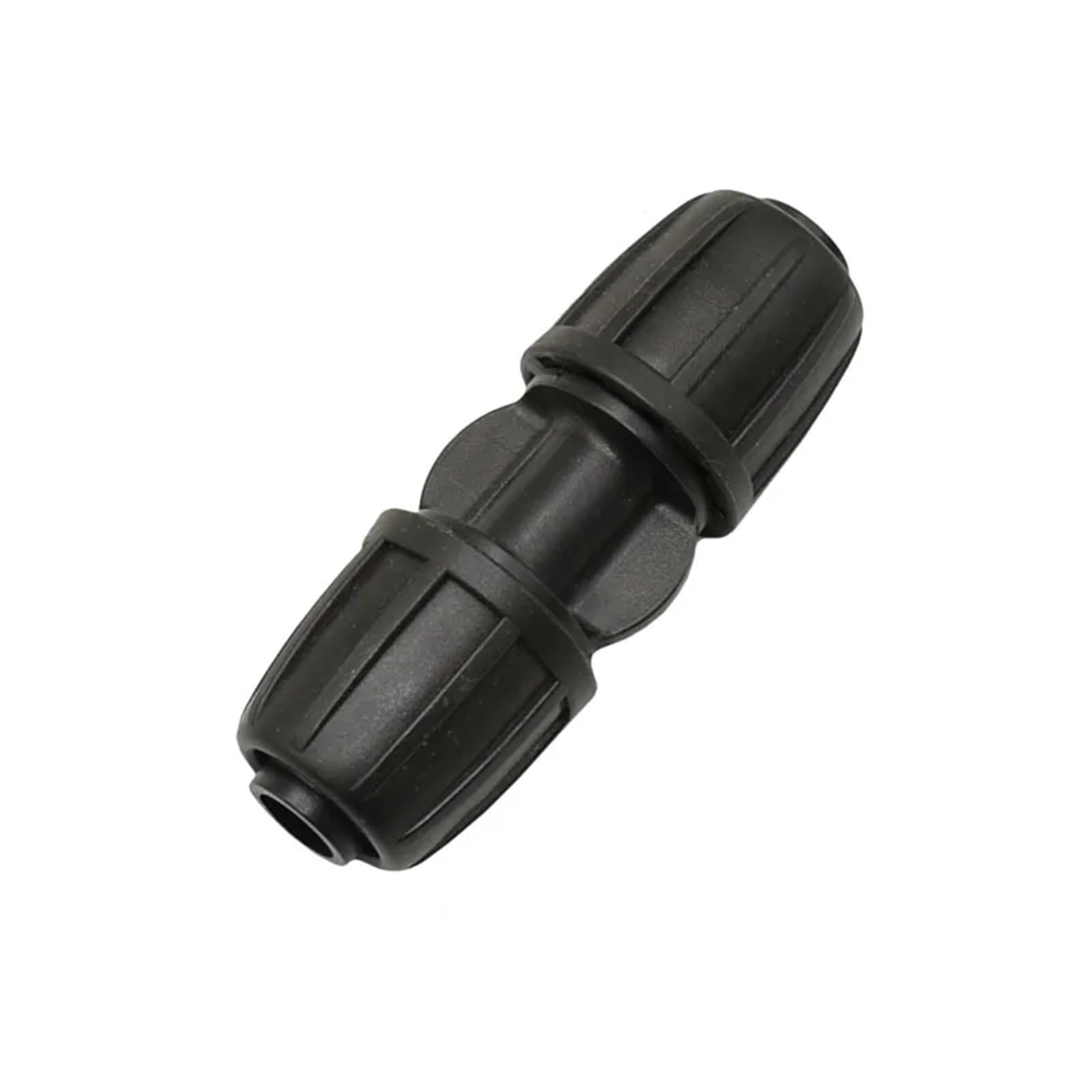 1/2" Pe Hose Elbow Straight Barb Connector with Lock Nut 16mm 2-Way Garden Irrigation Drip Fittings 1Pcs(Straight)
