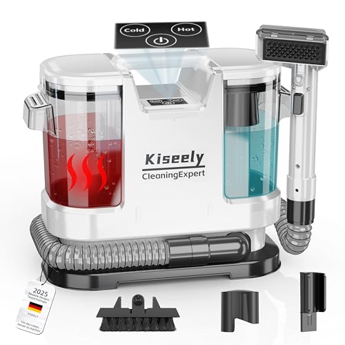 Tragbarer Tiefenreiniger für Teppiche und Polster, sofort beheizbarer Teppichreiniger, Waschsauger...