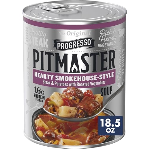 Image of Progresso Pitmaster Steak & Potato with Roasted Vegetables Soup, 18.5 oz
