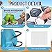 Hahafelt David and Goliath Game Set Pin The Stone on Goliath Game Christian Bible Story Party Decorations with 24 Stone Stickers Religious Education Activities for Church Sunday School Family Supplies