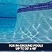 Hayward W3PVS40JST Poolvergnuegen Suction Pool Cleaner for In-Ground Pools up to 20 x 40 ft. (Automatic Pool Vaccum), White