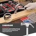 COMOWARE 141-Piece Home Tool Kit - Basic Household Hand Tool Set with Socket Wrench Combination Tools, Plastic Toolbox Storage Case for Home, RV