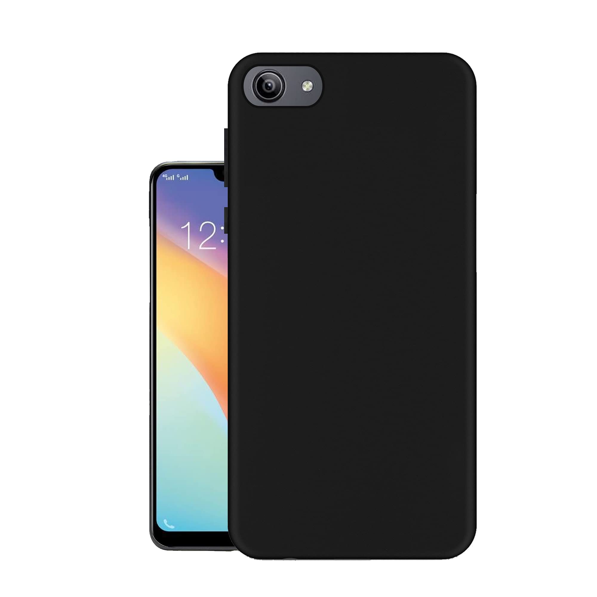 HELLO ZONE Exclusive Matte Finish Soft Back Case Cover for Vivo Y81i - Black (B07N82MXRD) Amazon Price History, Amazon Price Tracker